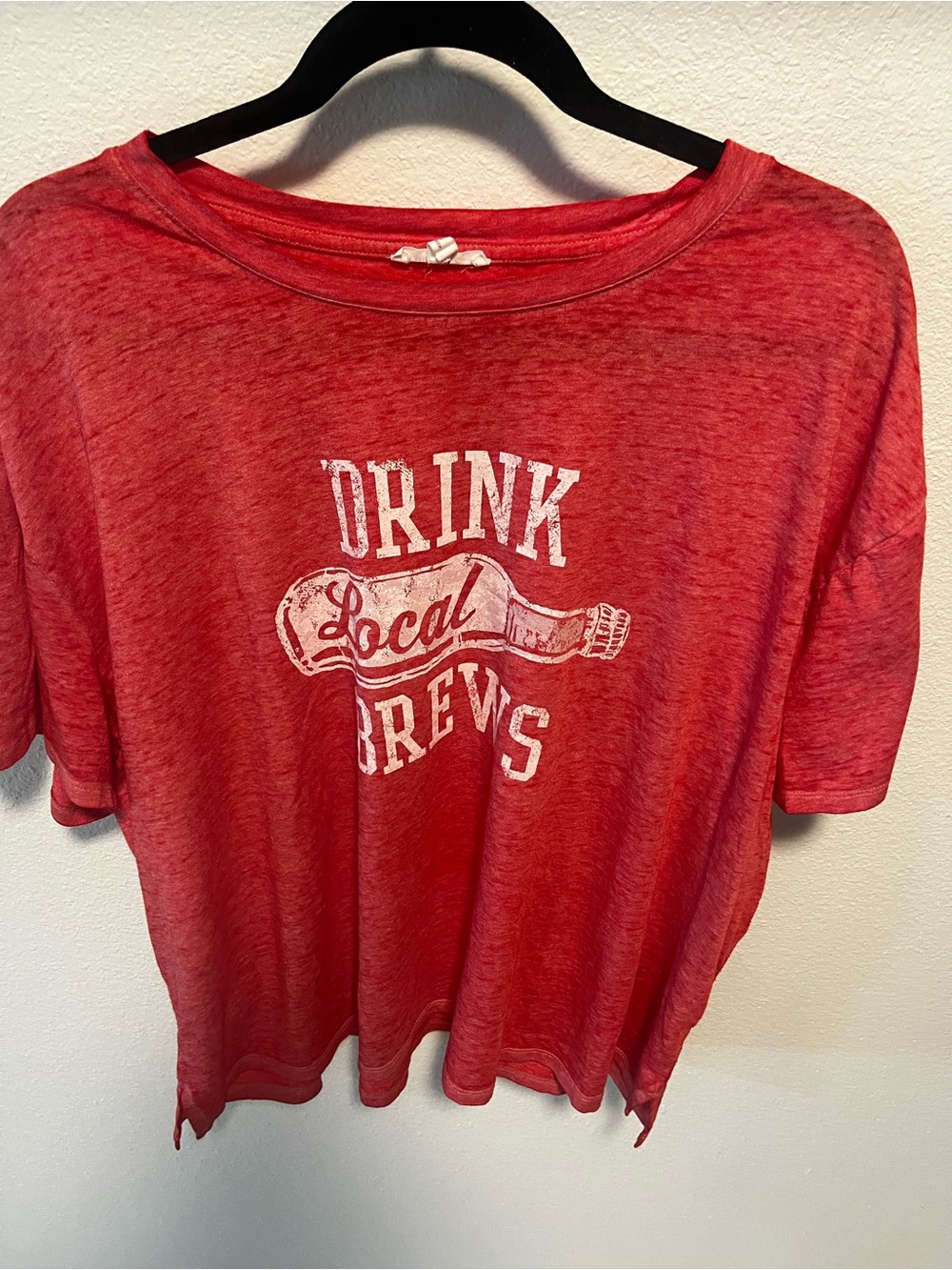 Maurices Red 'Drink Local Brews' Graphic Tee